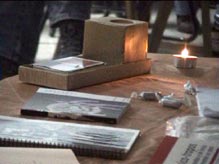 VELADA PO&Eacute;TICA. A DOS VELAS.